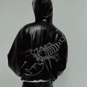 Seyi Vibez GoCrazy Leather Jacket Back