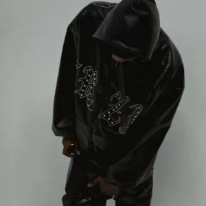 Seyi Vibez GoCrazy Leather Jacket Front