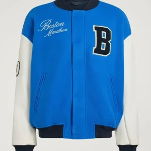 Shop Adidas Boston Marathon 26 Varsity Jacket