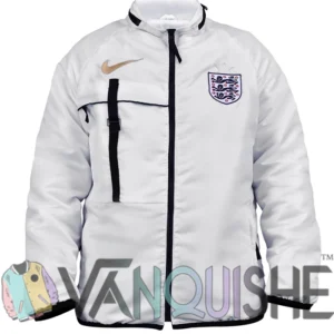 Shop Nike England 2024 Euro White Jacket Front