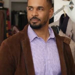 Shrinking S03 Damon Wayans Jr. Brown Jacket On Sale