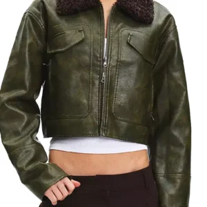 Shrinking S03 Isabella Gomez Green Jacket For Women