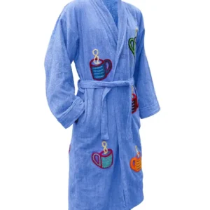 Soft Terry Coffee Mug Blue Bathrobe On Sale