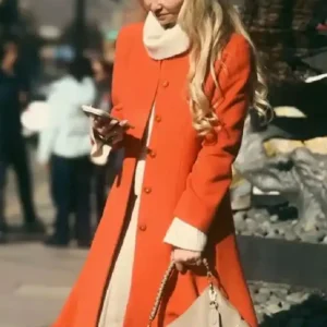 Street Style Gia Skova Orange Coat For Women