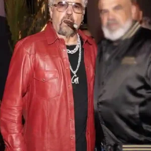 Super Bowl Guy Fieri Leather Jacket For Men