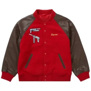 Supreme Aeon Flux Red Varsity Jacket On Sale