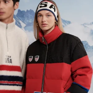 Team USA Off Season Red Puffer Jacket