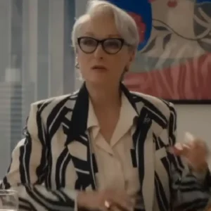 The Devil Wears Prada 2 Miranda Priestly Striped Blazer