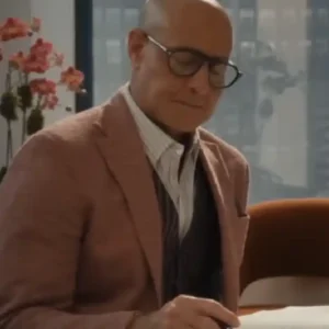 The Devil Wears Prada 2 Nigel Light Brown Blazer For Men