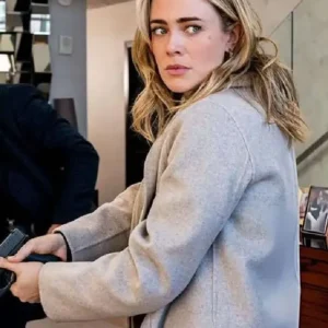 The Hunting Party S02 Melissa Roxburgh Wool Coat On Sale