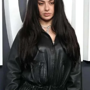 The Moment 2026 Charli XCX Leather Jacket On Sale