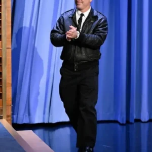 The Tonight Show Daniel Arsham Leather Jacket For Men