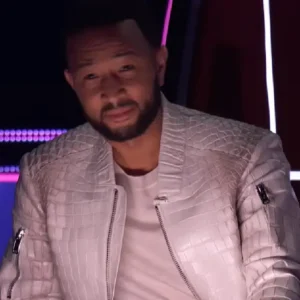 The Voice S29 John Legend Crocodile Leather Jacket On Sale