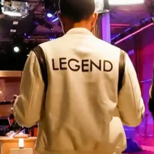 The Voice S29 John Legend White Varsity Jacket For Men and Women