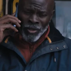 Thrash Djimon Hounsou Navy Blue Parka Coat For Men