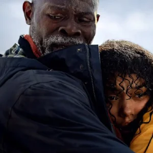 Thrash Djimon Hounsou Navy Blue Parka Coat Navy Blue