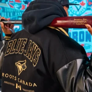 Toronto Blue Jays 50th Season Varsity Jacket On Sale
