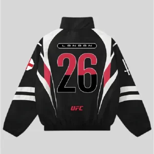 UFC London Black Jacket Back Look