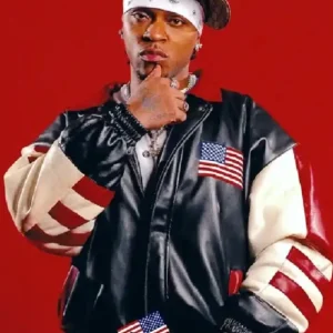 USA Flag Txyy Leather Jacket