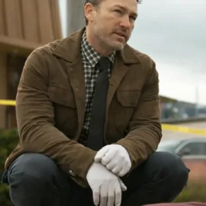 Will Trent S04 Jake McLaughlin Brown Jacket For Men