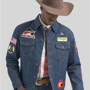 Wrangler AVIREX AOP Patch Jacket