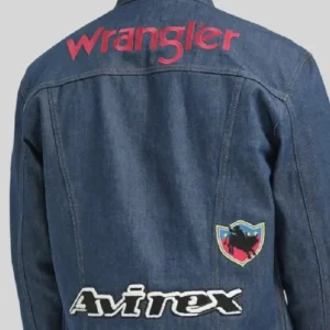Wrangler AVIREX AOP Patch Jacket Back