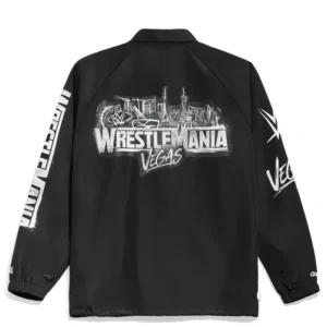 WrestleMania 42 Vegas 2026 Coaches Jacket Back