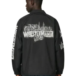 WrestleMania 42 Vegas 2026 Coaches Jacket Back Look