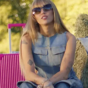 Younger You Miley Cyrus Blue Denim Vest