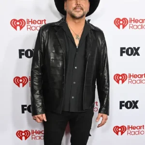 iheart Awards Jason Aldean Leather Jacket