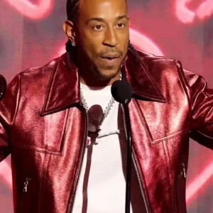 iheart Awards Ludacris Red Leather Jacket