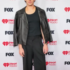 iheart Awards Noah Fearnley Leather Jacket For Men