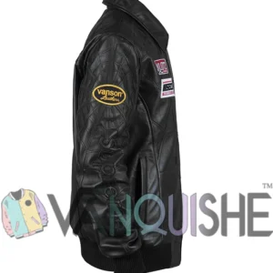 supreme spider man jacket side look