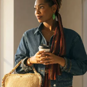 9-1-1 Nashville Hailey Kilgore Blue Denim Jacket