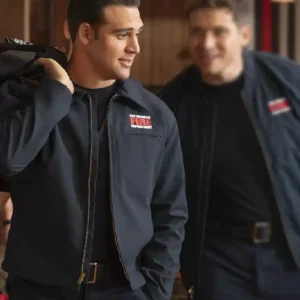 9-1-1 Ryan Guzman Blue Jacket