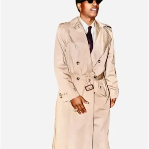 ASAP Rocky Beige Trench Coat