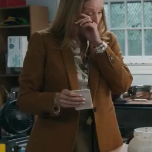 American Classic S01 Kristen Forrest Bean Brown Blazer For Women