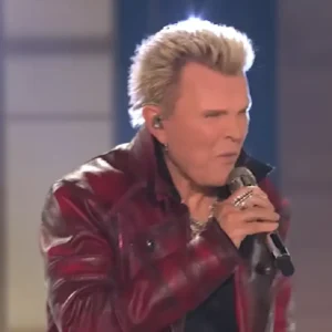 American Idol 2026 Billy Idol Red Leather Jacket Sale For Men