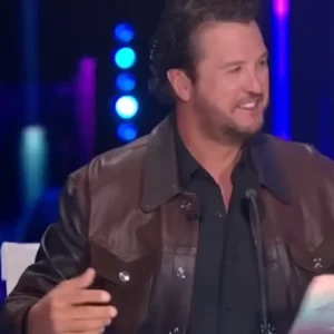 American Idol 2026 Luke Bryan Trucker Leather Jacket