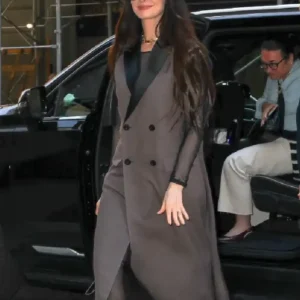 Anne Hathaway NYC 2026 Long Coat For Women