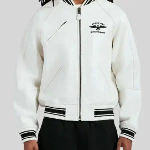 Avirex Stadium Embroidered Leather Jacket