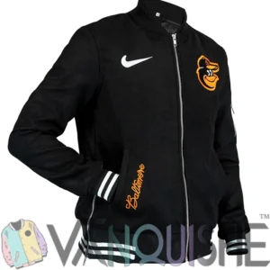 Baltimore Orioles Bomber Jacket Side Look