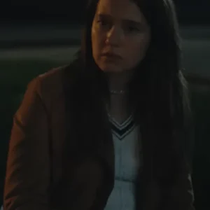 Beef S02 Cailee Spaeny Brown Jacket