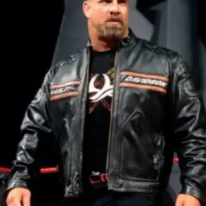 Bill Goldberg Harley Davidson Leather Jacket