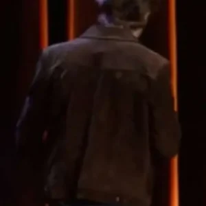 Bones and All Anthony Jeselnik Suede Leather Jacket Back