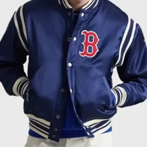 Boston Red Sox Blue Varsity Bomber Jacket