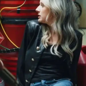 Bride for the Quarterback Christine Oswald Leather Jacket On Sale