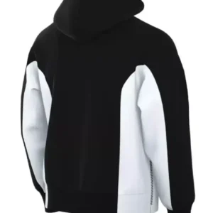 Brooklyn Nets Black Showtime Zip Hoodie Back