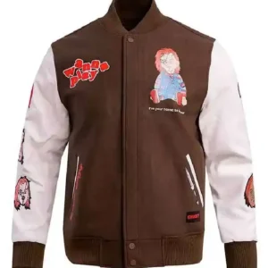 Brown Chucky Varsity Jacket