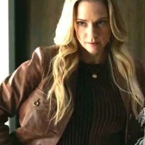 Buy A.J. Cook TV Series Criminal Minds Jennifer Jareau Brown Leather Jacket